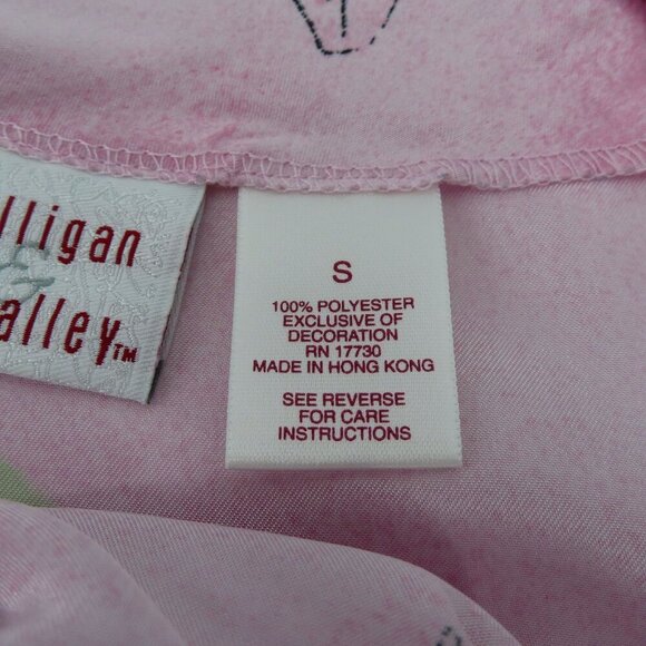 Gilligan & OMalley Women Small Pink Rose Flower V Neck Tank Top Pants Pajama Set - Picture 10 of 13